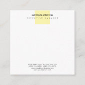 Modern Minimalist Simple Plain Informatiekaartje (Voorkant)