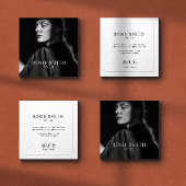 Modern Minimalist Simple Professional  Vierkante Visitekaartje