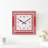 Modern Minimalist Square Acrylic Wall Clock Vierkante Klok (Huis)