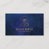 MODERN MINIMALIST strandhuis bnb vakantieverhuur Visitekaartje (Voorkant)