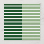 Modern Minimalist Striped 30th Birthday Square Kaart (Achterkant)