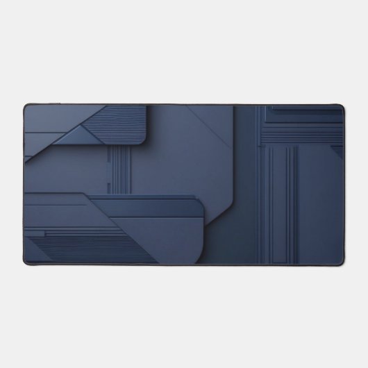 Modern Minimalist Tech Surface in Deep Blue Bureaumat (Voorkant)
