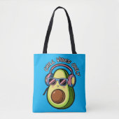 Modern Minimalist Typography Chill Vibes Only Tote Bag (Voorkant)