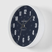 Modern Minimalist Wall Clock – Aurora Drift (Hoek)