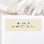 Modern Minimalist Wedding Address Label (Insitu)