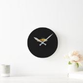 Modern Minimalist Wedding Clock Ronde Klok (Huis)