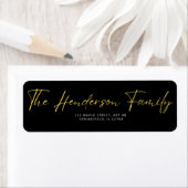 Modern Minimalist Wedding Return Address Labels -  (Insitu)