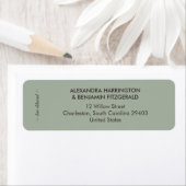 Modern Minimalist Wedding | Sage Green Timeless Etiket (Insitu)