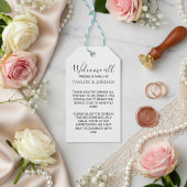 Modern Minimalist Wedding Welcome Bag Minimalist Cadeaulabel