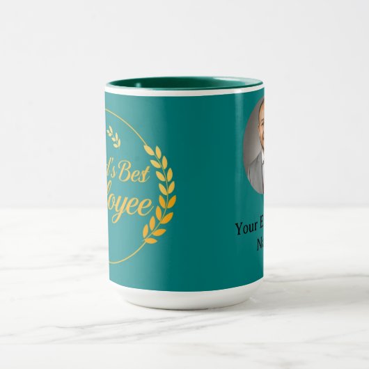 Modern Minimalist World’s Best Employee Mok (Midden)