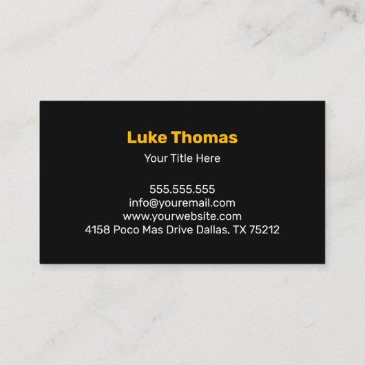 Modern Minimalist Yellow Green Lawn Mowing Logo Visitekaartje (Achterkant)