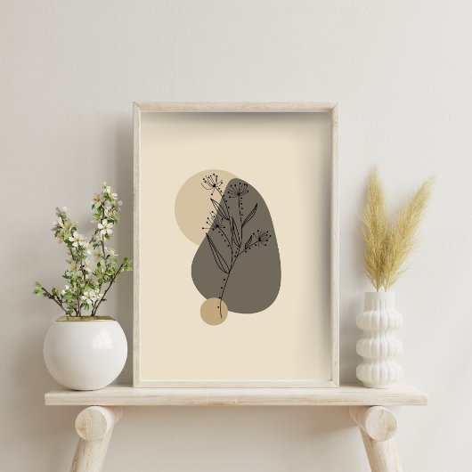 Modern minimalistisch Abstract geometrisch Poster