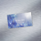 Modern minimalistisch Abstract kristalijs Magnetisch Visitekaartje (Voorbeeld)