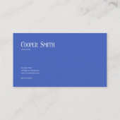 Modern minimalistisch Abstract kristalijs Visitekaartje (Achterkant)