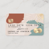 Modern minimalistisch abstract pastel visitekaartje (Voorkant)