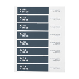 Modern + Minimalistisch adres voor bruiloft