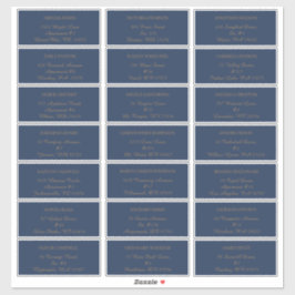 Modern minimalistisch | adresetiketten van marinel sticker