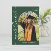 Modern Minimalistisch Afstudeerder 4 PHOTO Graduat Kaart (Staand voorkant)