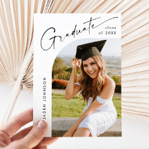 Modern Minimalistisch Afstudeerder PHOTO Graduatio