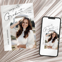 Modern Minimalistisch Afstudeerder PHOTO Graduatio