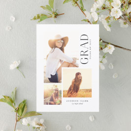 Modern minimalistisch Afstudeerder Type 3 Foto Col Aankondiging