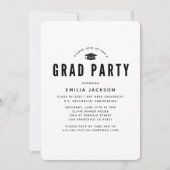 Modern minimalistisch Afstuderen 2023 | Fotopartij Kaart (Voorkant)