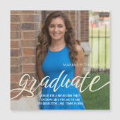 Modern minimalistisch Afstuderen eenvoudige fotoma (Voorkant)