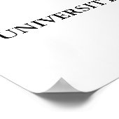 Modern Minimalistisch Afstuderen Mijn volgende hoo Poster (Hoek)