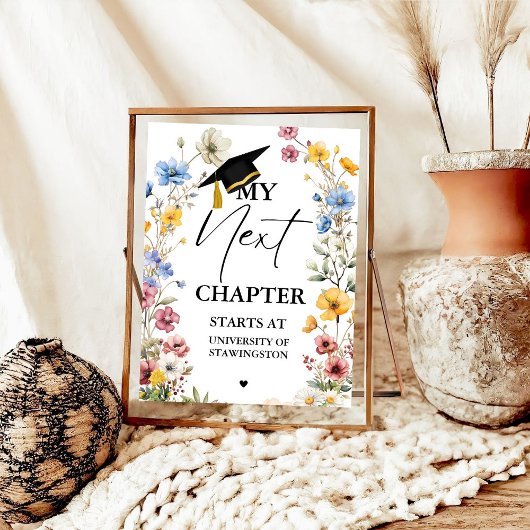 Modern Minimalistisch Afstuderen Mijn volgende hoo Poster