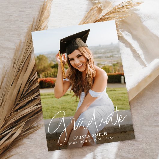 Modern minimalistisch Afstuderen voor de foto van 