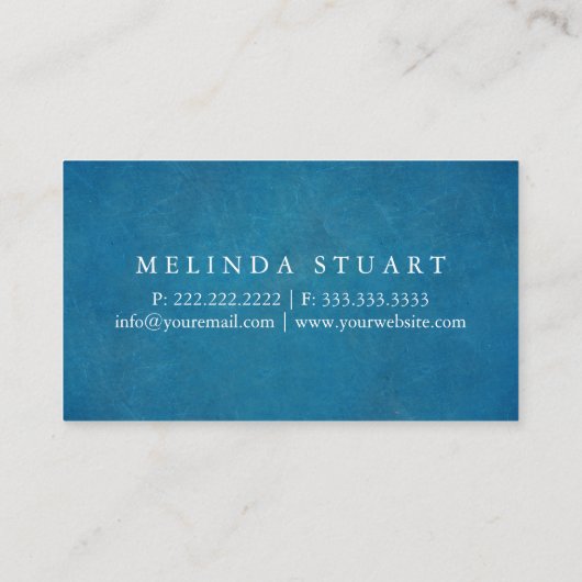 Modern minimalistisch alkboard DRIVER Professional Visitekaartje (Achterkant)