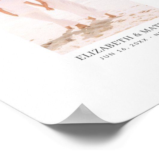 Modern minimalistisch alternatief fotoboek poster (Hoek)