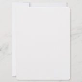 Modern Minimalistisch Arabisch Engels moslim bruil Kaart (Achterkant)