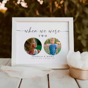 Modern minimalistisch Baby Afbeelding tafelnummer