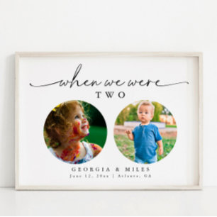 Modern minimalistisch Baby Afbeelding tafelnummer