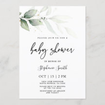 Modern minimalistisch Baby shower