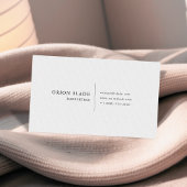 Modern minimalistisch babysitter Visitekaartje