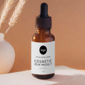 Modern Minimalistisch Beauty productlabel Etiket