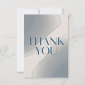 Modern minimalistisch bedankkaart (Voorkant)