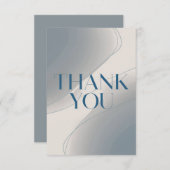 Modern minimalistisch bedankkaart (Voorkant / Achterkant)
