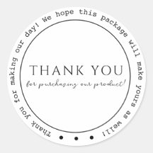 Modern, minimalistisch, bedankt