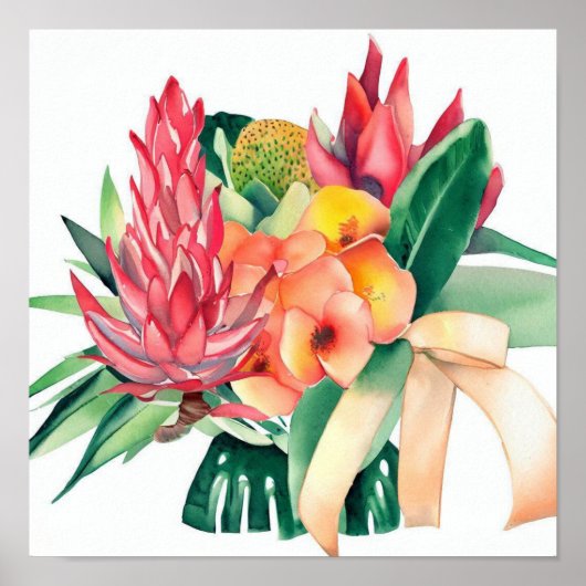 Modern & minimalistisch, Bedieners Boeket (B) Poster (Voorkant)