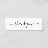 Modern minimalistisch bedrijf Dank u dat u de toev Contactkaartje (Voorkant)