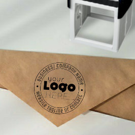 modern minimalistisch bedrijf logo crest  zelfinktende stempel