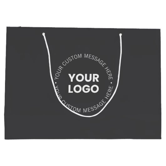 Modern minimalistisch bedrijf Logo / elk Afbeeldin Groot Cadeauzakje (Achterkant)