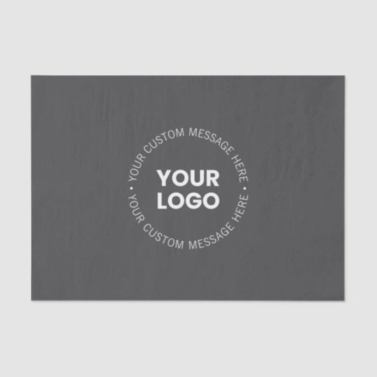 Modern minimalistisch bedrijf Logo / elk Afbeeldin Tissuepapier (Voorkant)