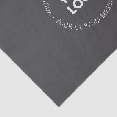 Modern minimalistisch bedrijf Logo / elk Afbeeldin Tissuepapier (Detail)