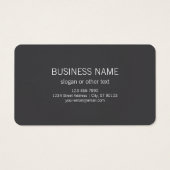 Modern minimalistisch bedrijf Logo / elk Afbeeldin Visitekaartje (Achterkant)