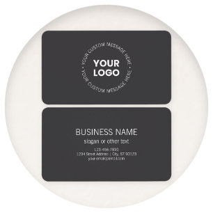 Modern minimalistisch bedrijf Logo / elk Afbeeldin Visitekaartje