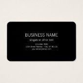 Modern minimalistisch bedrijf Logo / elk ander Afb Visitekaartje (Achterkant)